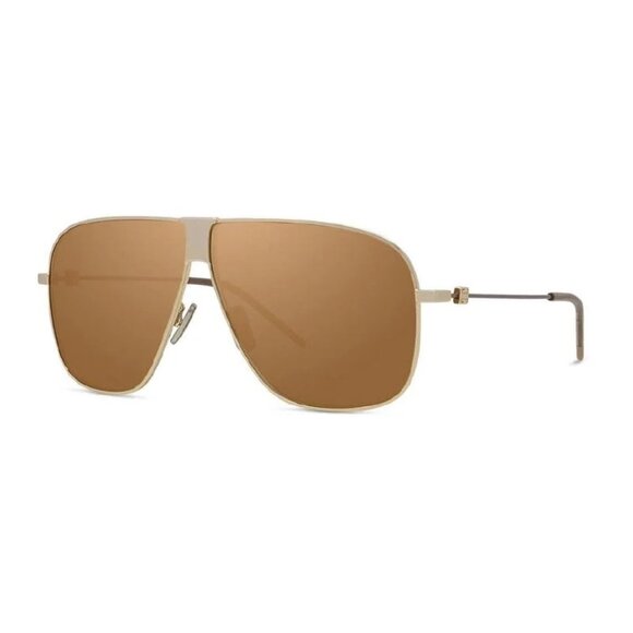 NEW GIVENCHY SUNGLASSES GOLD BROWN MEN EYEWEAR GIVENCHY
